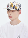 ロマンティッククラウン(ROMANTIC CROWN) FLOWER ARTWORK CAMP CAP_OATMEAL