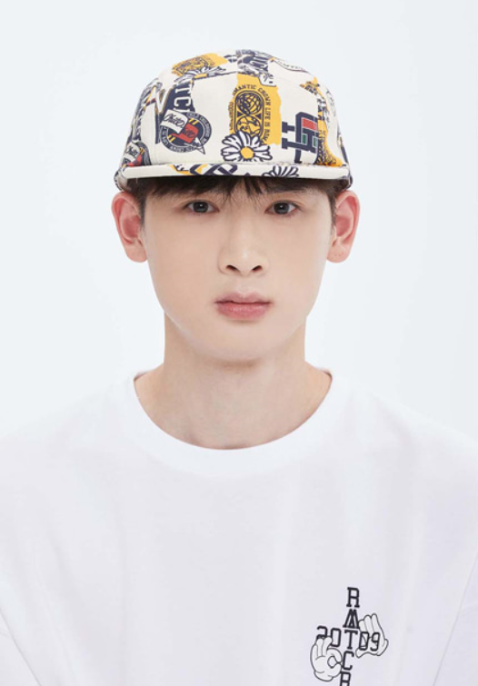 ロマンティッククラウン(ROMANTIC CROWN) FLOWER ARTWORK CAMP CAP_OATMEAL