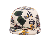 ロマンティッククラウン(ROMANTIC CROWN) FLOWER ARTWORK CAMP CAP_OATMEAL