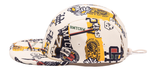 ロマンティッククラウン(ROMANTIC CROWN) FLOWER ARTWORK CAMP CAP_OATMEAL