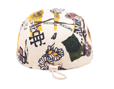 ロマンティッククラウン(ROMANTIC CROWN) FLOWER ARTWORK CAMP CAP_OATMEAL