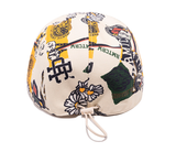 ロマンティッククラウン(ROMANTIC CROWN) FLOWER ARTWORK CAMP CAP_OATMEAL