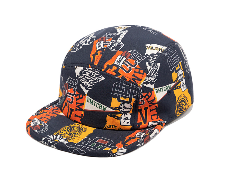 ロマンティッククラウン(ROMANTIC CROWN) FLOWER ARTWORK CAMP CAP_NAVY