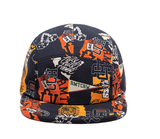 ロマンティッククラウン(ROMANTIC CROWN) FLOWER ARTWORK CAMP CAP_NAVY