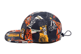 ロマンティッククラウン(ROMANTIC CROWN) FLOWER ARTWORK CAMP CAP_NAVY