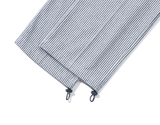 ロマンティッククラウン(ROMANTIC CROWN)  STRIPE COTTON EASY PANTS_NAVY