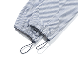 ロマンティッククラウン(ROMANTIC CROWN)  STRIPE COTTON EASY PANTS_NAVY