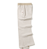ロマンティッククラウン(ROMANTIC CROWN)  STRIPE COTTON EASY PANTS_BEIGE