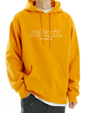 mahagrid (マハグリッド) THIRD LOGO HOODIE [MUSTARD]