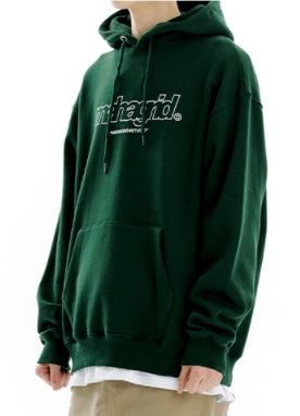 mahagrid (マハグリッド) THIRD LOGO HOODIE [GREEN]