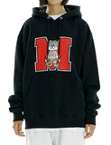 mahagrid (マハグリッド) JIMMY M LOGO HOODIE [BLACK]