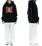 mahagrid (マハグリッド) JIMMY M LOGO HOODIE [BLACK]