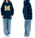 mahagrid (マハグリッド) JIMMY M LOGO HOODIE [NAVY]