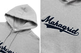 mahagrid (マハグリッド)  OLD SCHOOL LOGO HOODIE [GREY]