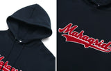 mahagrid (マハグリッド) OLD SCHOOL LOGO HOODIE [NAVY]