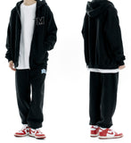 mahagrid (マハグリッド) M LOGO FULL-ZIP HOODIE [BLACK]