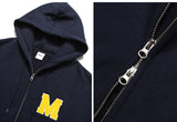 mahagrid (マハグリッド) M LOGO FULL-ZIP HOODIE [NAVY]