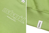 mahagrid (マハグリッド) THIRD LOGO CREWNECK [LIGHT GREEN]