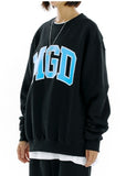 mahagrid (マハグリッド)  MGD COLLEGE SWEATSHIRT [BLACK]