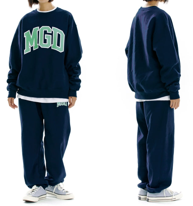 mahagrid (マハグリッド) MGD COLLEGE SWEATSHIRT [NAVY] – UNDERSTUDY