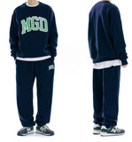 mahagrid (マハグリッド)  MGD COLLEGE SWEATSHIRT [NAVY]