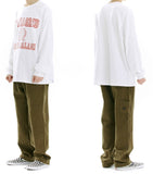 mahagrid (マハグリッド)  JIMMY LS TEE [WHITE]