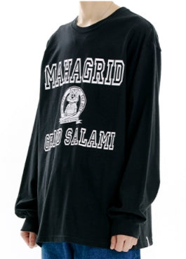 mahagrid (マハグリッド)  JIMMY LS TEE [BLACK]