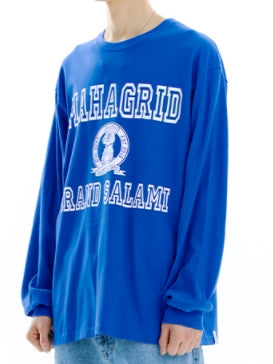 mahagrid (マハグリッド) JIMMY LS TEE [BLUE]