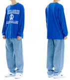 mahagrid (マハグリッド) JIMMY LS TEE [BLUE]