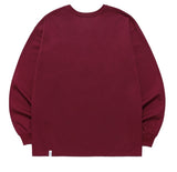 mahagrid (マハグリッド) JIMMY LS TEE [BURGUNDY]