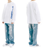 mahagrid (マハグリッド) OVER POCKET LS TEE [WHITE]