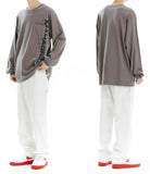 mahagrid (マハグリッド) OVER POCKET LS TEE [OLIVE]