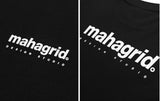 mahagrid (マハグリッド) ORIGIN LOGO LS TEE [BLACK]