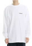 mahagrid (マハグリッド) ORIGIN LOGO LS TEE [WHITE]