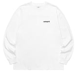 mahagrid (マハグリッド) ORIGIN LOGO LS TEE [WHITE]