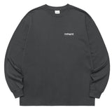 mahagrid (マハグリッド) ORIGIN LOGO LS TEE [CHARCOAL]