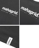 mahagrid (マハグリッド) ORIGIN LOGO LS TEE [CHARCOAL]