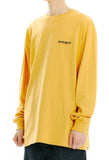 mahagrid (マハグリッド) ORIGIN LOGO LS TEE [MUSTARD]