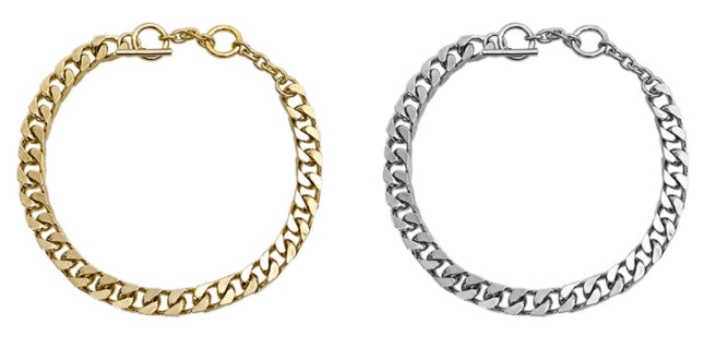 BLACKPURPLE (ブラックパープル)  FLATDI CHAIN NECKLACE