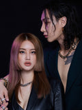 BLACKPURPLE (ブラックパープル)  FLATDI CHAIN NECKLACE