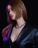 BLACKPURPLE (ブラックパープル)  FLATDI CHAIN NECKLACE