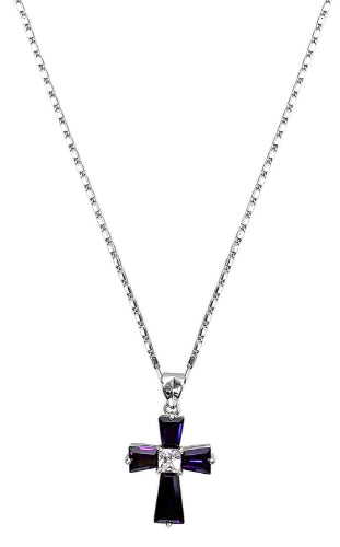 BLACKPURPLE (ブラックパープル) Dili Cross Necklace