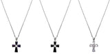 BLACKPURPLE (ブラックパープル) Dili Cross Necklace