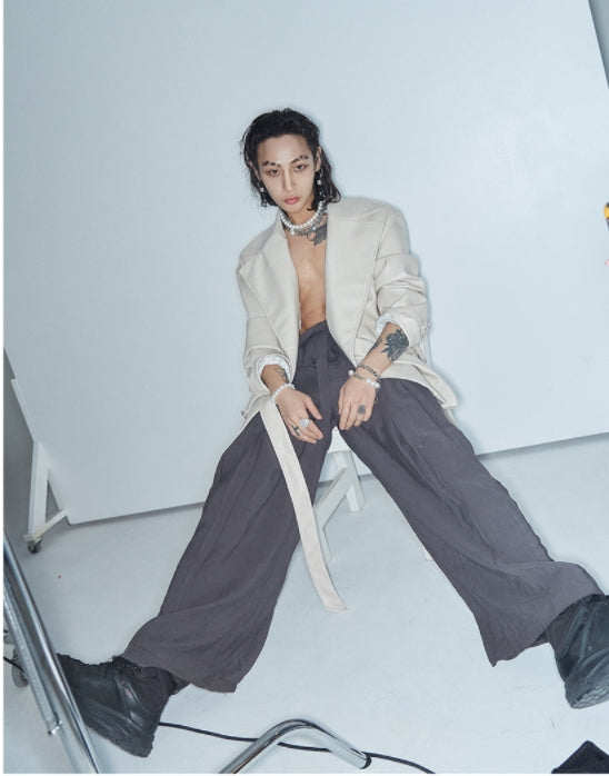 BLACKPURPLE (ブラックパープル) Arly Pearl Chain Necklace