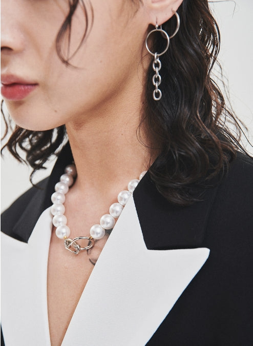 BLACKPURPLE (ブラックパープル) Harprivo Pearl Necklace