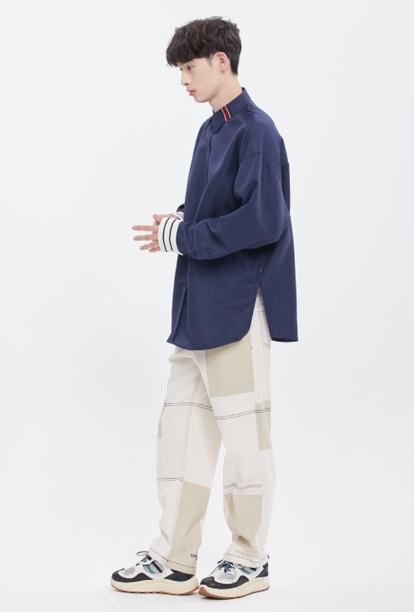 ロマンティッククラウン(ROMANTIC CROWN) SIGNATURE CLUB SHIRT_NAVY