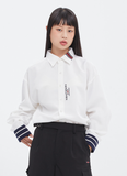ロマンティッククラウン(ROMANTIC CROWN) SIGNATURE CLUB SHIRT_WHITE