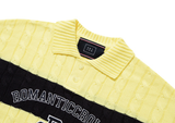 ロマンティッククラウン(ROMANTIC CROWN) RC CLUB KNIT POLO_LIGHT YELLOW