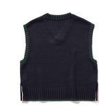 ロマンティッククラウン(ROMANTIC CROWN) SIDE BUTTON VEST_NAVY