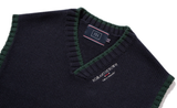 ロマンティッククラウン(ROMANTIC CROWN) SIDE BUTTON VEST_NAVY